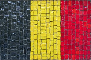 Флаг Германии из мозаики